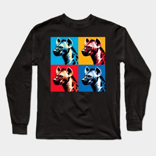 Hyena Harmony: A Pop Art Spectacle Long Sleeve T-Shirt